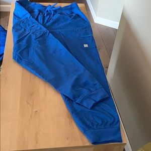 Butter-soft Royal blue joggers scrub pants